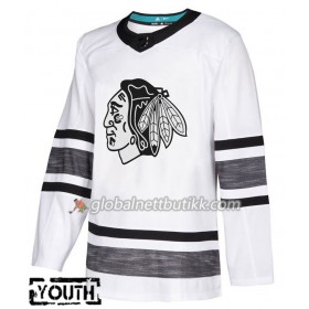 Chicago Blackhawks Hockeydrakt Blank Hvit 2019 NHL All-Star Adidas Authentic - Barn
